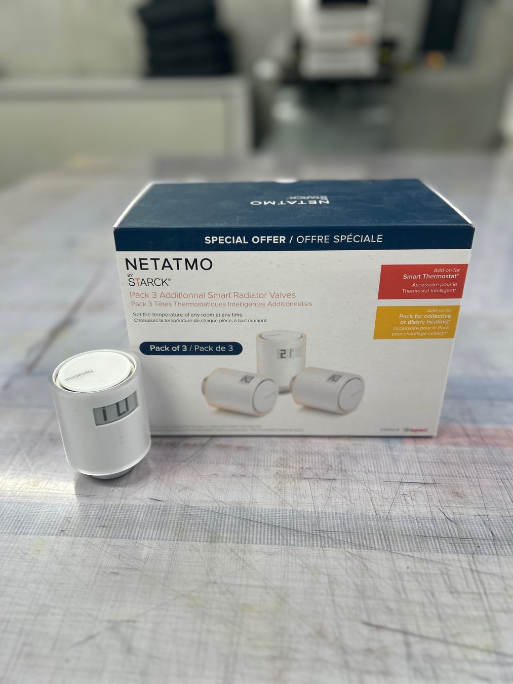 Radiatori: Netatmo Smart Thermostat + 3 Smart Radiator Valves – Nuovo e nell'imballaggio originale da Uster venduto da skyPixXGmbH