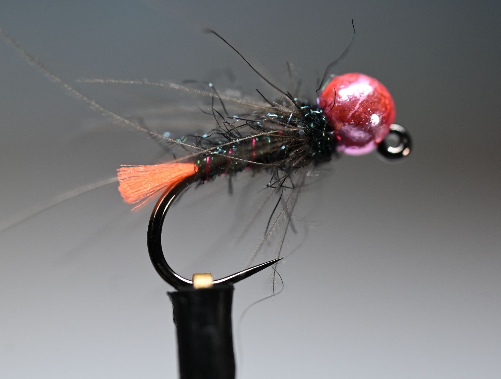 Esche: 1x Orange Tag Nymph – Nuovo (secondo la descrizione) da Degersheim venduto da HookedOnTheFly