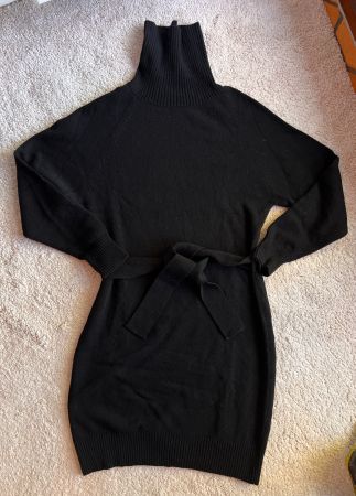 Robe pull IVY&OAK en laine noire 34-36 neuve