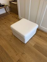 white footstool with storage