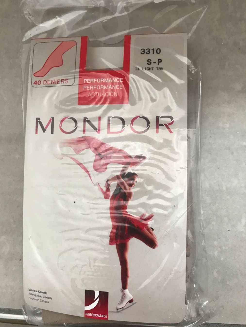 Calze & Collant: Mondor Eislaufstrumpfhose 3310 light tan – Nuovo e nell'imballaggio originale da Wagenhausen venduto da vintagesecondhand