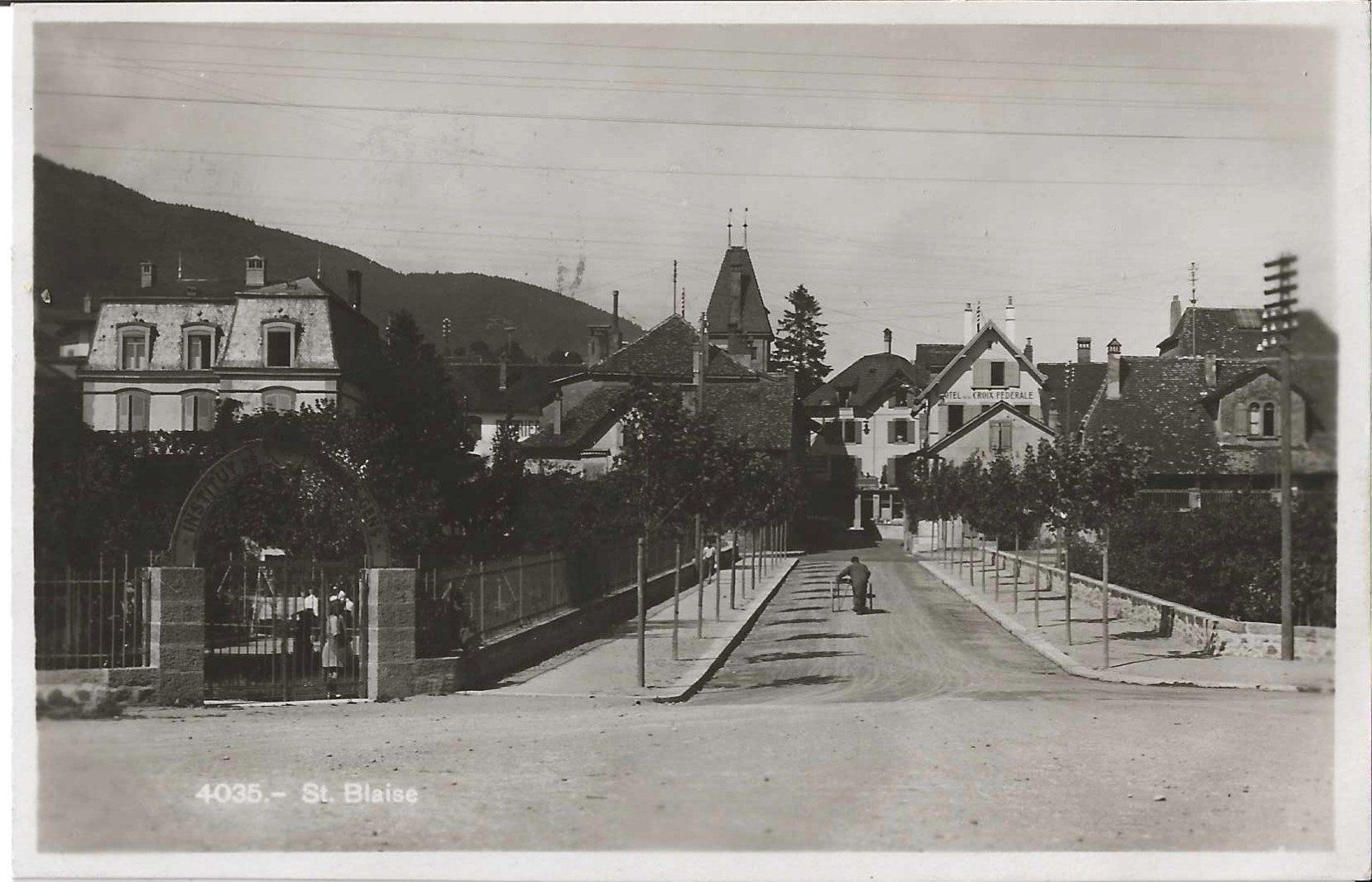 Ansichtskarten: Karte St. Blaise 1925 – Gebraucht aus Zürich von Philacat11