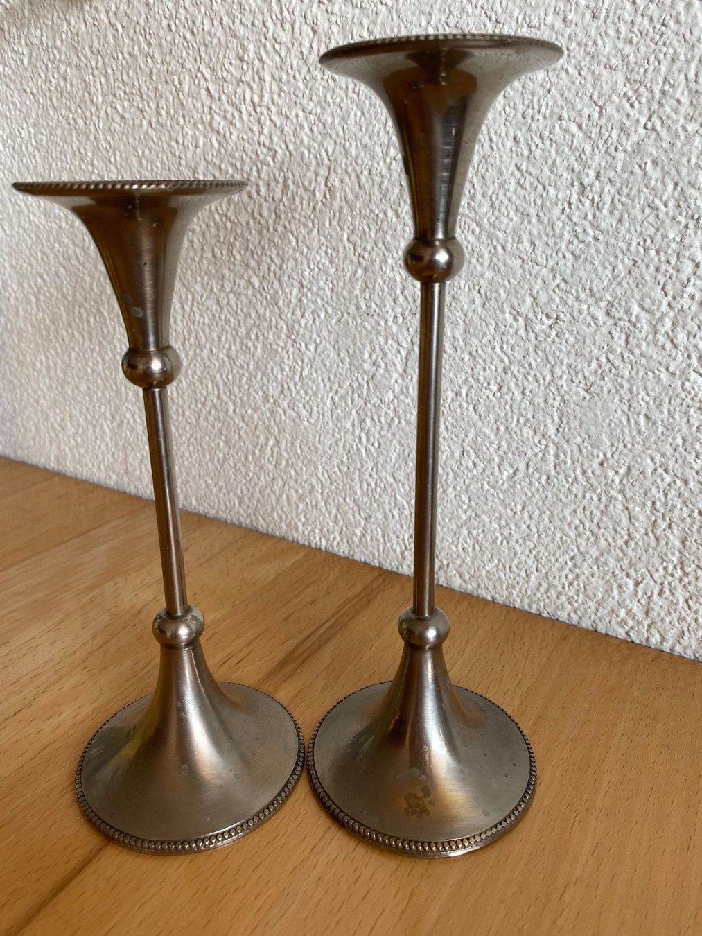 Portacandele: 2 Kerzenständer aus Metall – Usato da Schwarzenburg venduto da Michellu 7