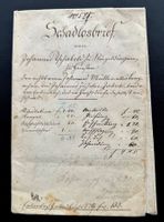 6-Seitiges Dokument, 1875, Kanton Bern, Schadlosbrief
