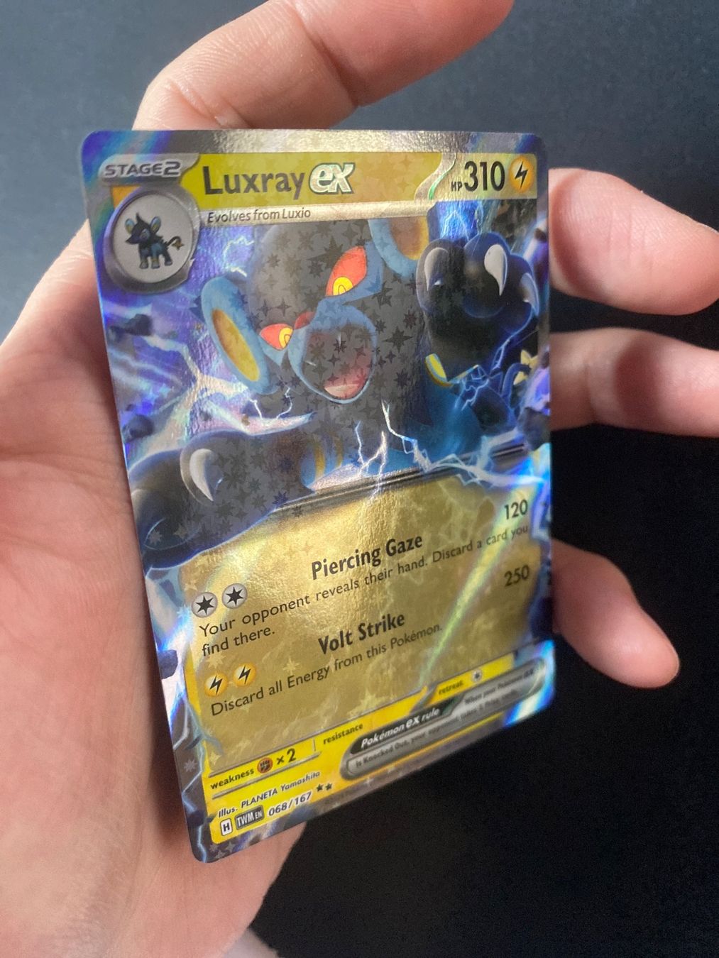 Pokémon Carte collezionabili: Luxray ex 68 - Luxtry - Twilight Masquerade - EN – Nuovo (secondo la descrizione) da Hausen AG venduto da Shrade 1