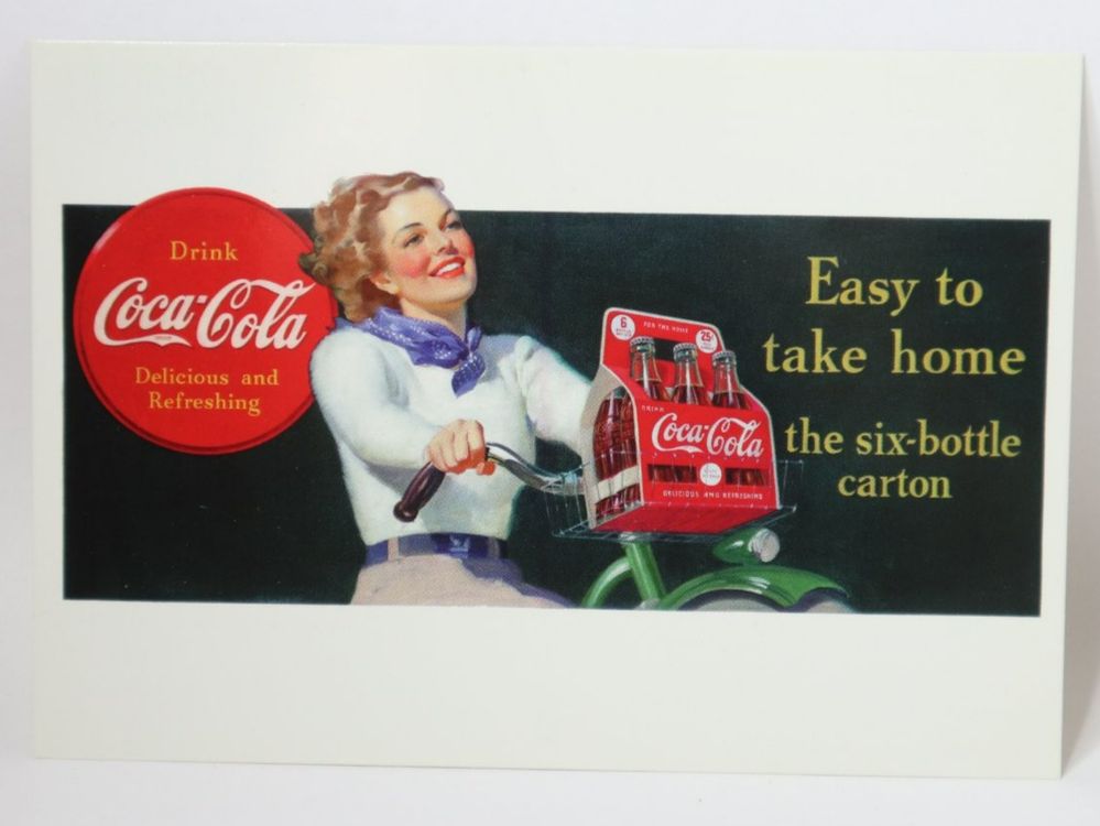 1996 AK Coca Cola orig. Oil 1940 Postkarte | Kaufen auf Ricardo