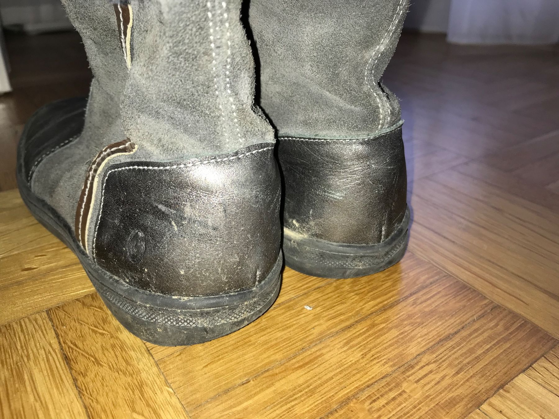 Schuhe für Mädchen: Stiefel Leder Grösse 33 grau – Gebraucht aus Emmenbrücke von Hathor123 7