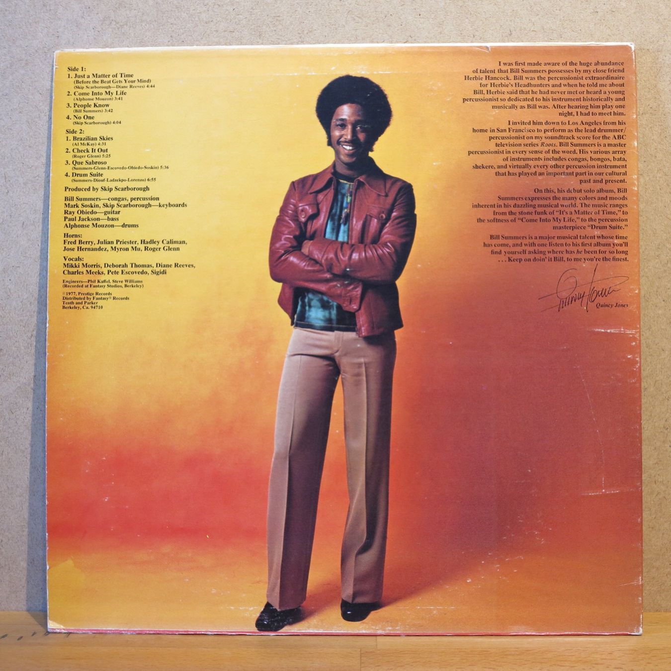 Dischi in vinile: Bill Summers - Feel the Heat / LP – Usato da Zürich venduto da Naim60 1