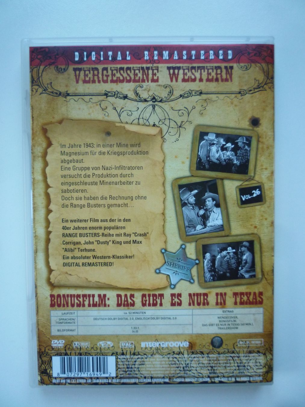 Tutti i DVDs: Cowboy Commandos - The Range Busters - Klassiker 1943 – Usato da Münchenstein venduto da antares09 1