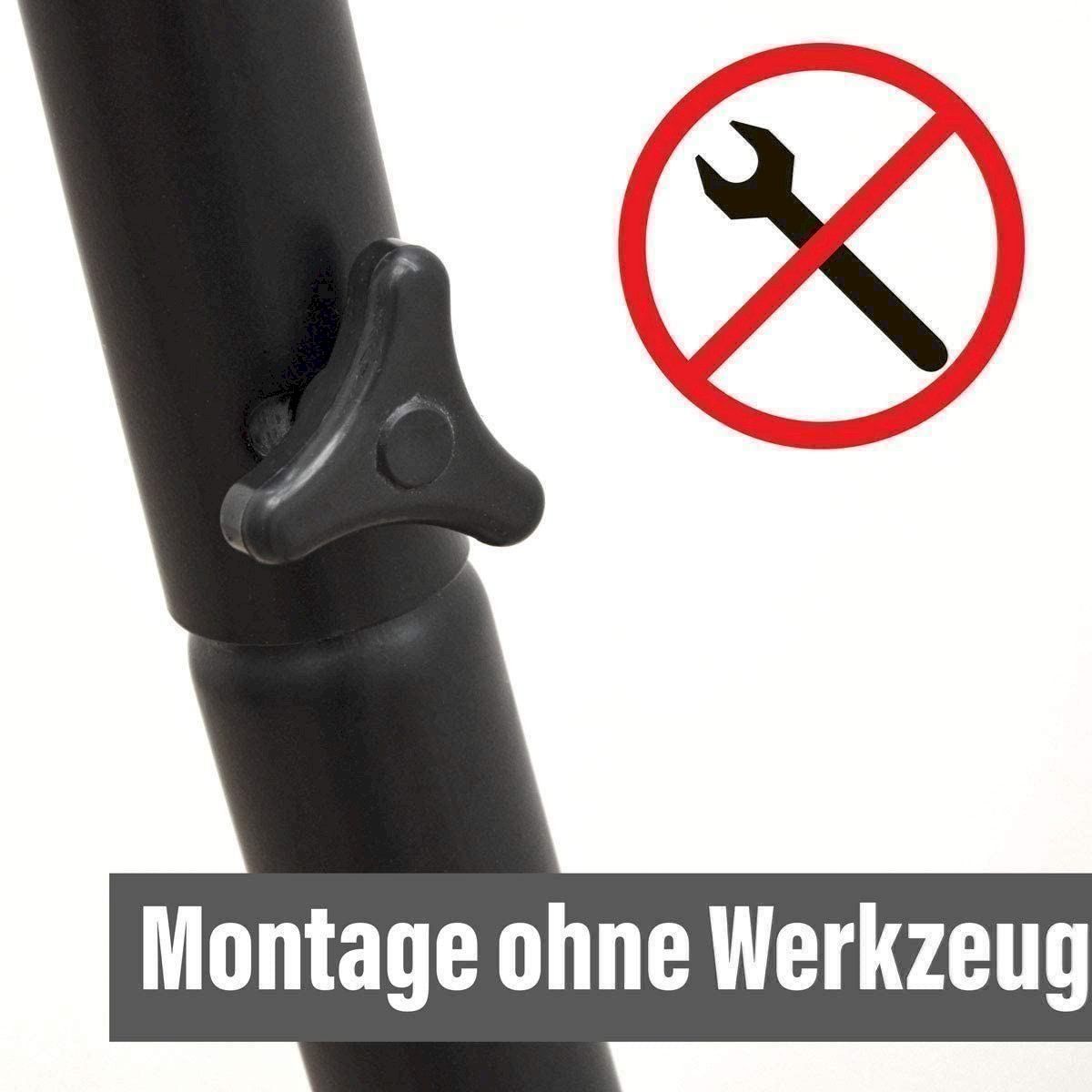 Poltrone pensili da giardino: AMANKA Hängestuhlgestell 210 cm – Nuovo e nell'imballaggio originale da Bottighofen venduto da zaap 2