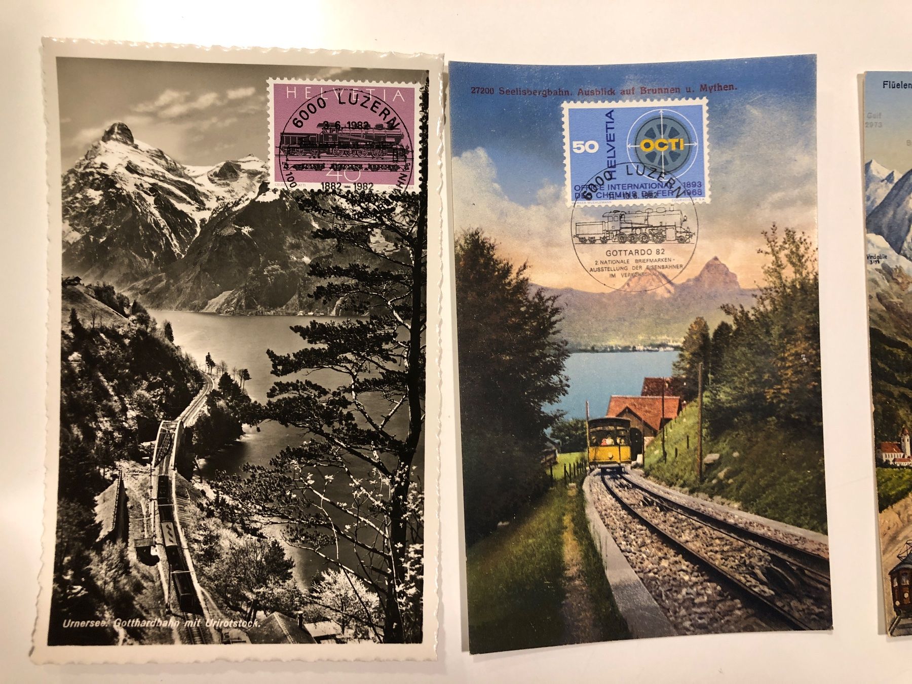 Cartoline postali: 6 versch. alte MAXIKARTEN GOTTHARD 1910 – Nuovo (secondo la descrizione) da Lufingen venduto da Rac0 2