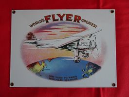 älteres Emaille Schild - Aviatik
