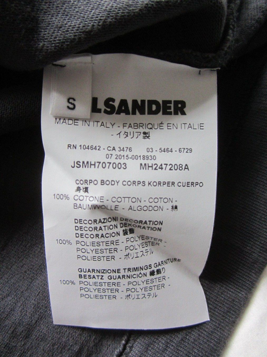 Jil Sander Pulls & Sweat-shirts: JIL SANDER - Pullover dunkelgrau S – Neuf (Voir description) à Zürich par Diazaio 6