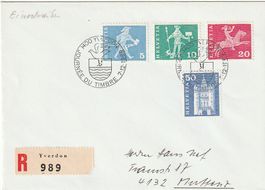 Tag der Briefmarke 1969 Yvedon,  Umschlag