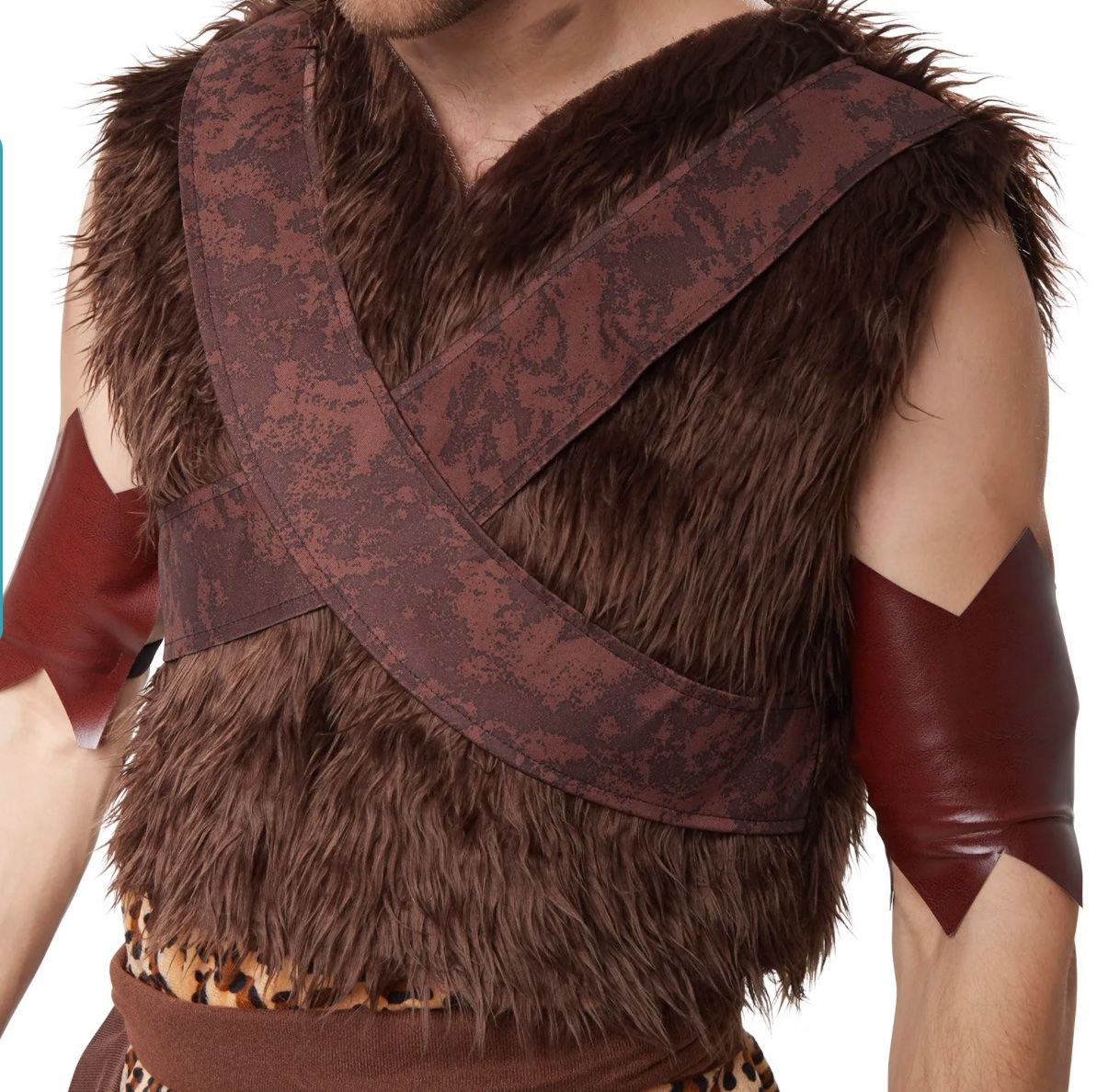Costumi: Herrenkostüm Steinzeit-Clanchef Grösse XXL – Nuovo (secondo la descrizione) da Necker venduto da liq24 3
