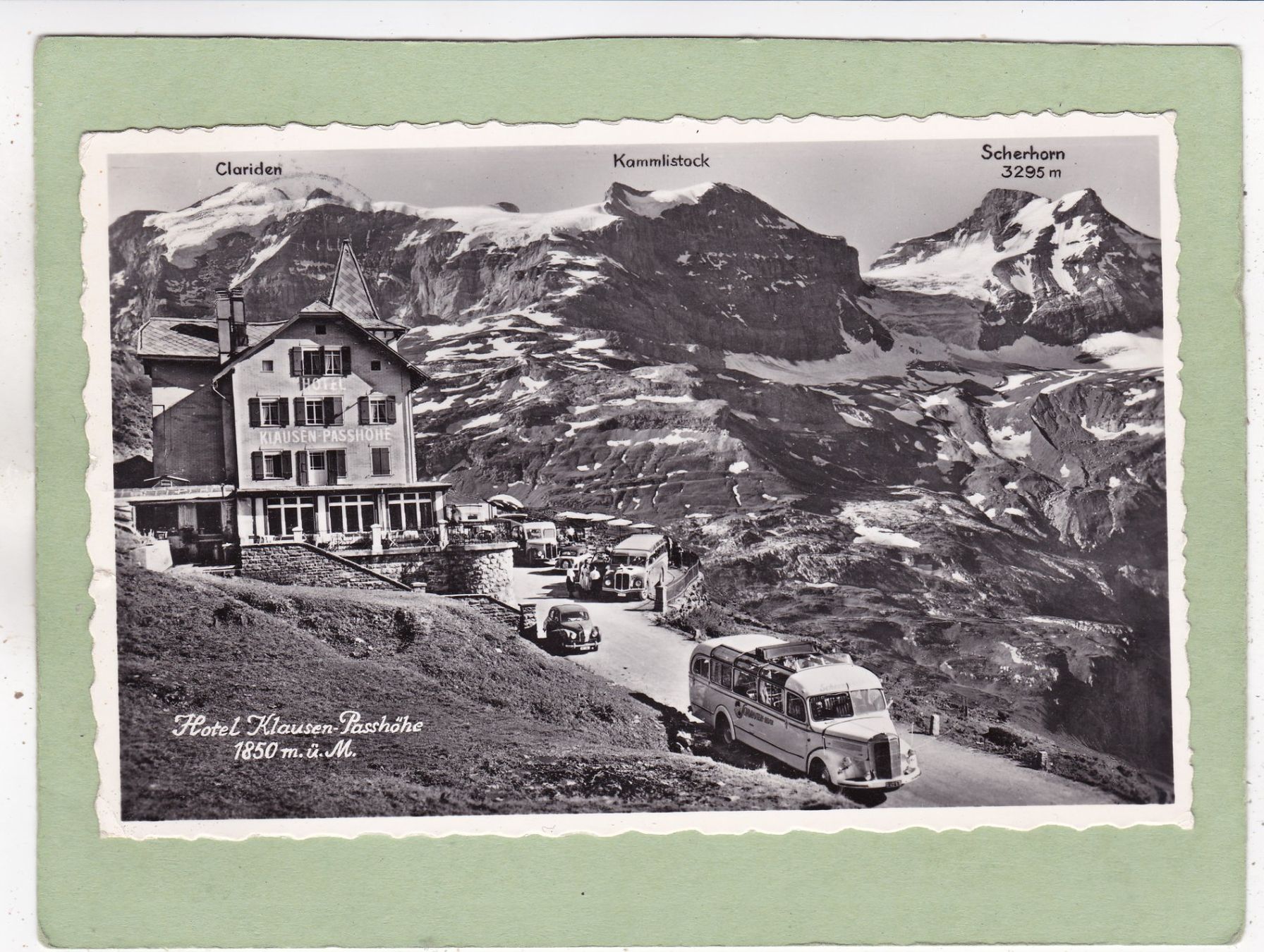 Cartoline postali: Hotel Klausen Passhöhe 1956 – Usato da Herisau venduto da Lisegrat2008