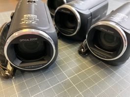 Camcorderset mit 5x Panasonic Videokameras
