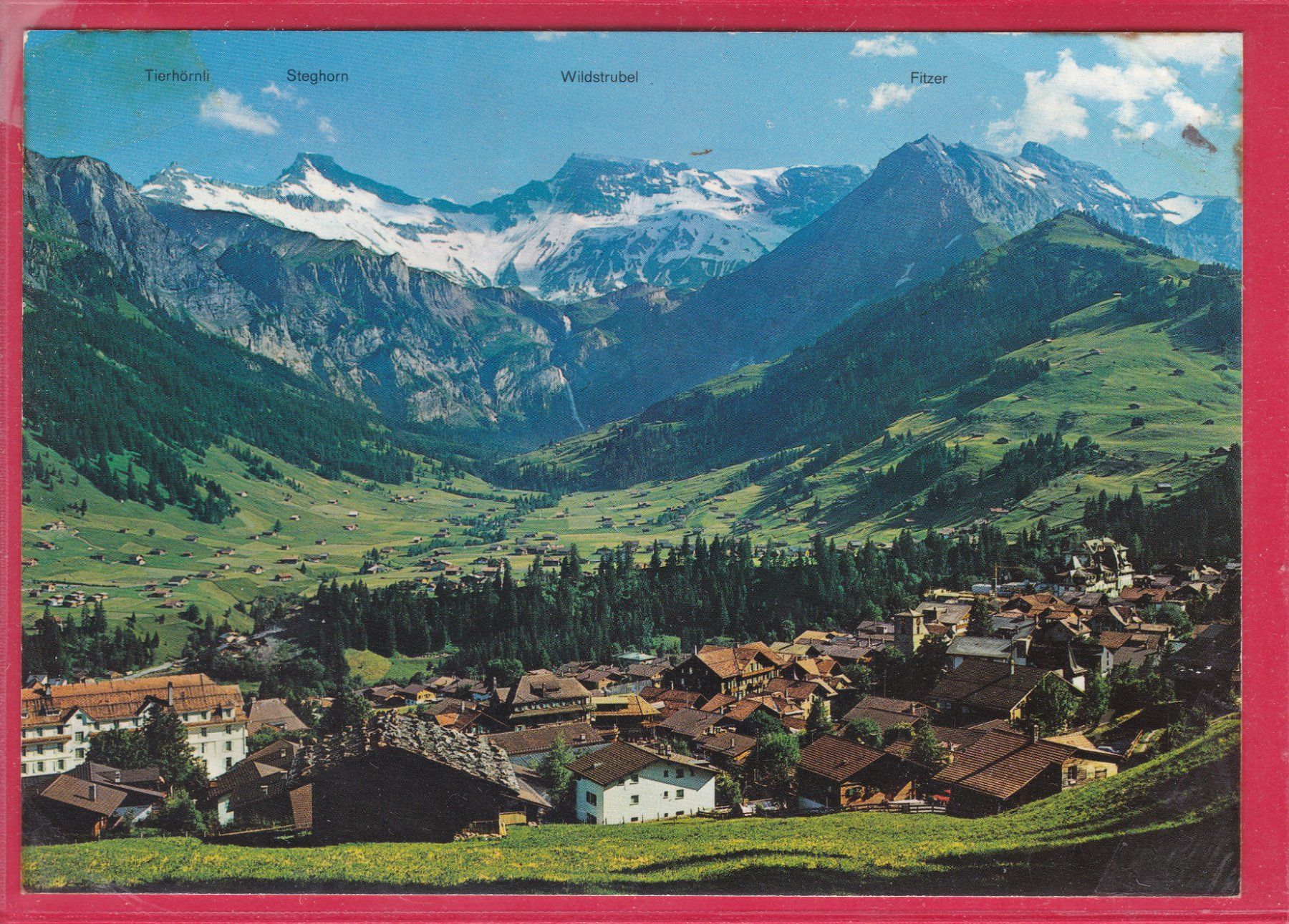 Ansichtskarten: ADELBODEN, 15.9.1986 – Gebraucht aus Oberrieden von Gebirgsstelze
