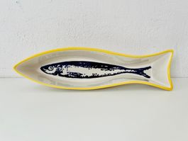 Keramikschale in Fischform aus Portugal (L)