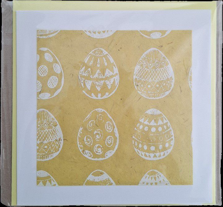 Cartoline: 10er Set handgemachte Osterkarten mit Briefumschlag – Nuovo e nell'imballaggio originale da Köniz venduto da Werkstaetten_Bern 1
