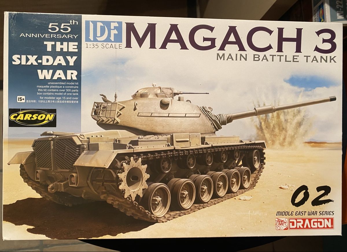 Kit di modellismo & Modellini statici: IDF Magach 3 MBT 1:35, Dragon – Nuovo e nell'imballaggio originale da Ramersberg venduto da endbefund13