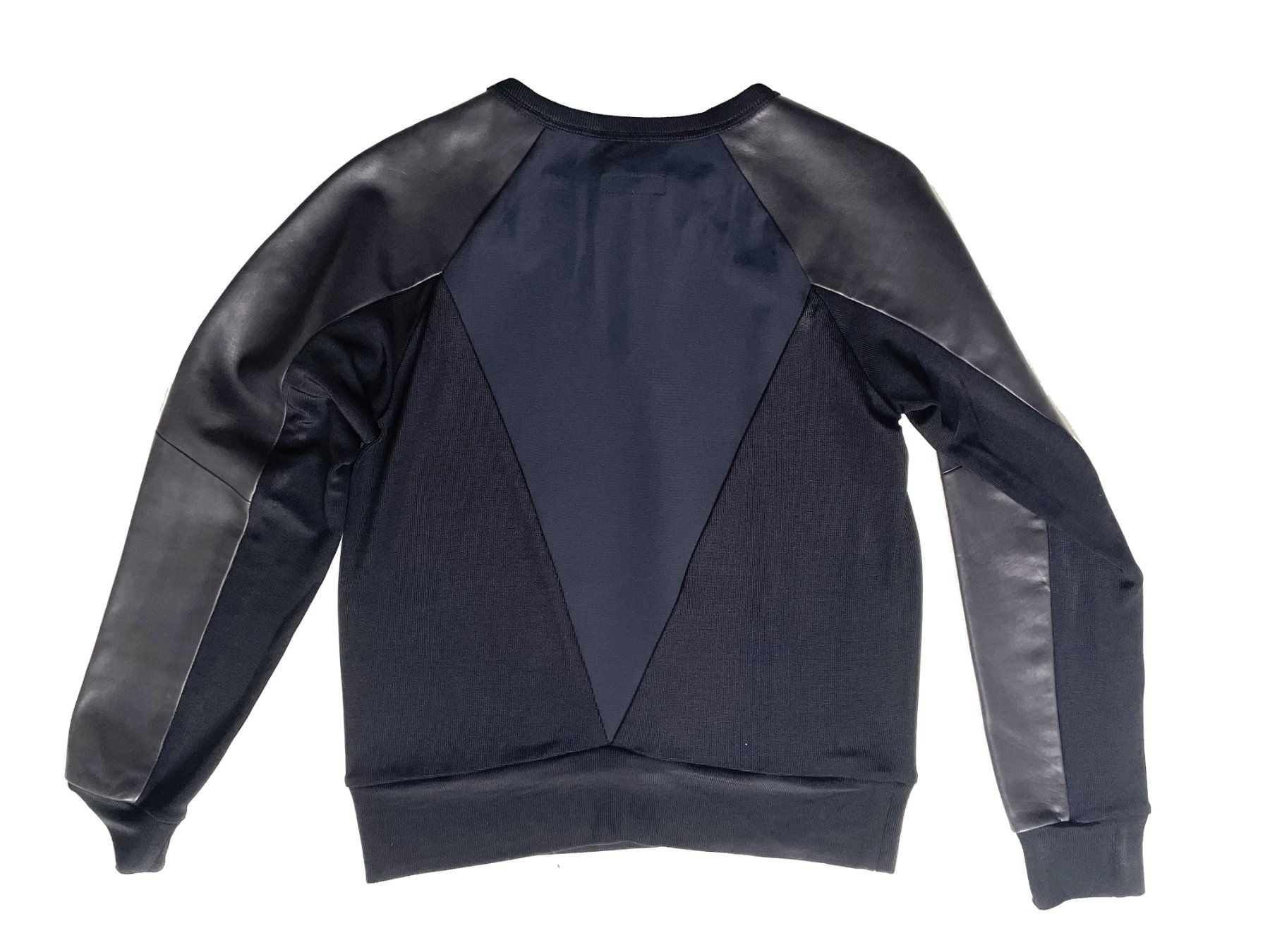 Maglioni & Felpe: Pullover rag & bone XS schwarz-anthrazit m. Leder kombiniert – Nuovo (secondo la descrizione) da Brüttisellen venduto da Buxus 1