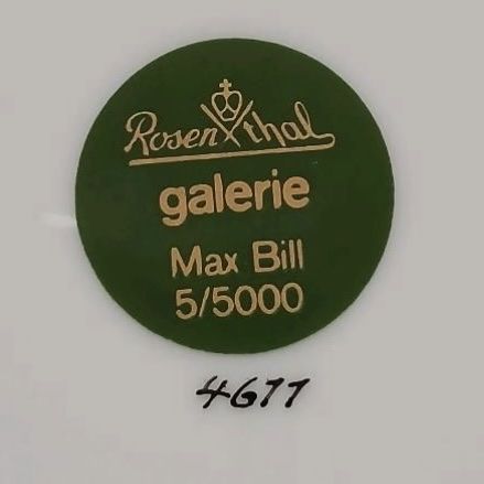 Rosenthal Assiettes: Bill Künstler-Teller•Rosenthal•inkl. du 424•Max Bill•1975/76 – D'occasion à Winterthur par gutDingmint 5