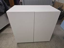 Modernes Designer-Sideboard in Weiß & Grau