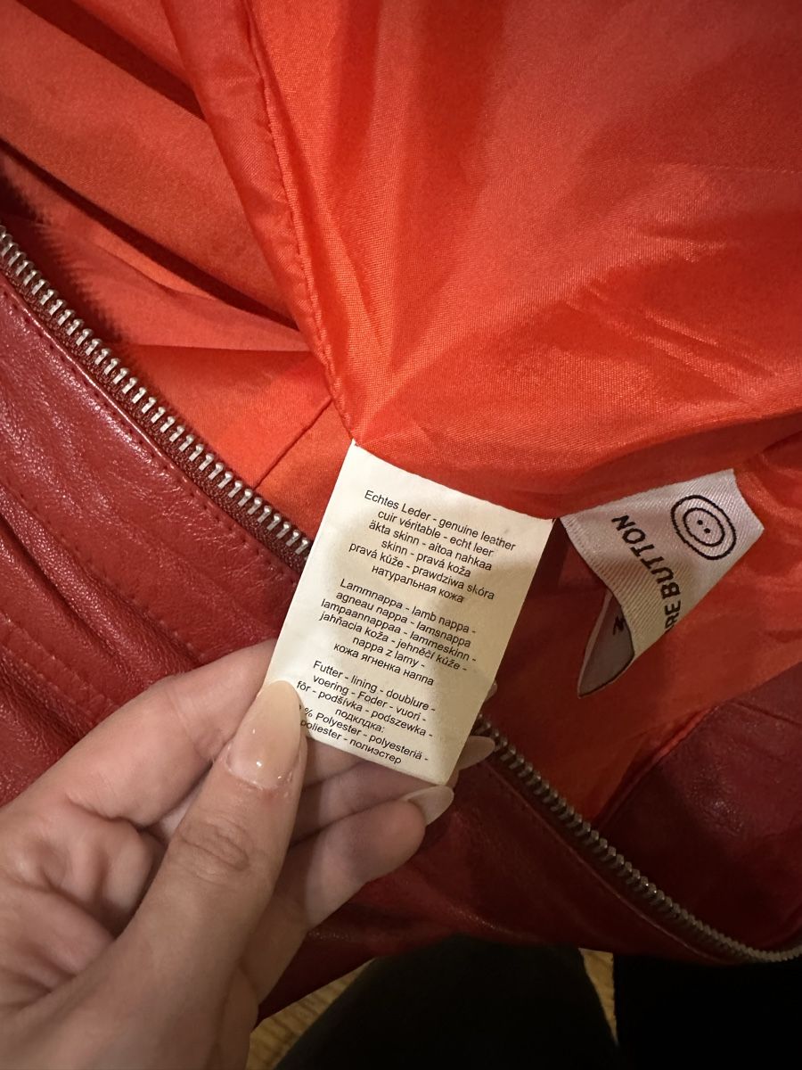 Vestes: Rote Lederjacke – D'occasion à langenthal par nathalie_stylaaa 2