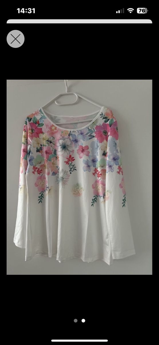 T-Shirts: 5 Damen Langarmshirts Gr. M bunt gemustert – Gebraucht aus Wädenswil von Giez33 4