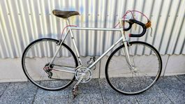 Rennrad Vintage silber 