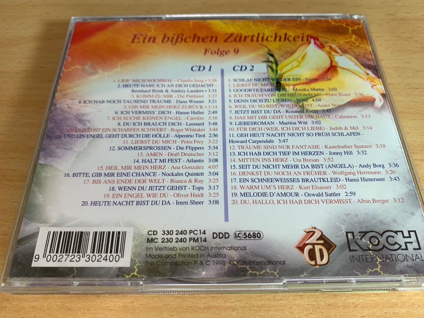CD: Various – Ein bisschen Zärtlichkeit Folge 9 - 2 CD – Usato da Rikon im Tösstal venduto da Alpenmutz 1
