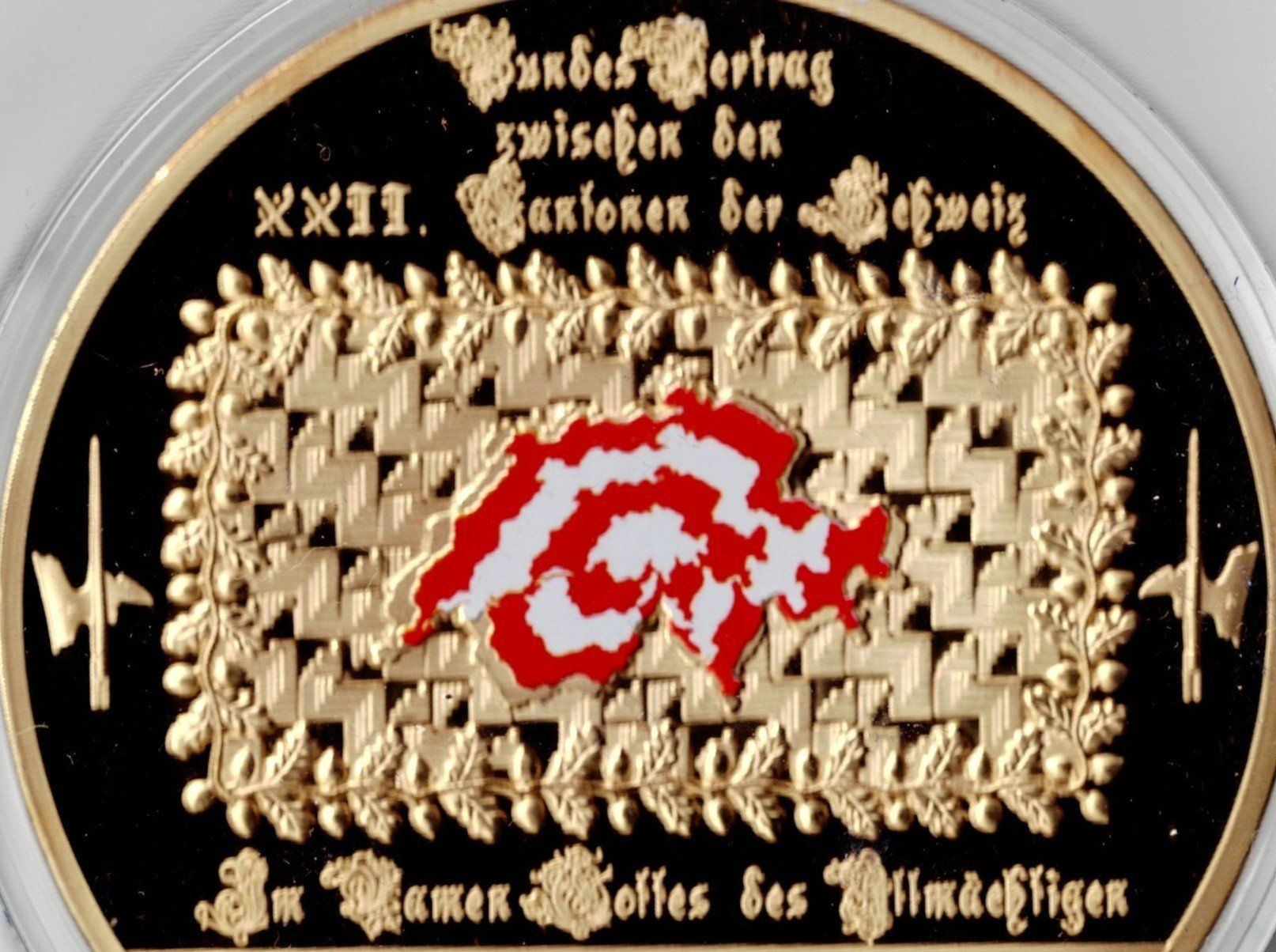 Medaillen: Bundesvertrag der Schweiz_07.August 1815 – Neu (gemäss Beschreibung) aus Hombrechtikon von Fraese01 3