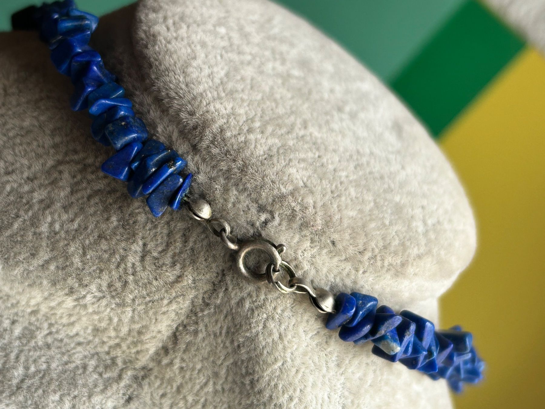 Catenine: Lapislazuli Edelstein Kette (48cm) – Usato da Laufen venduto da Bellebellezza 3