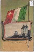 Valangin - Le Chateau - Fahnen-Litho