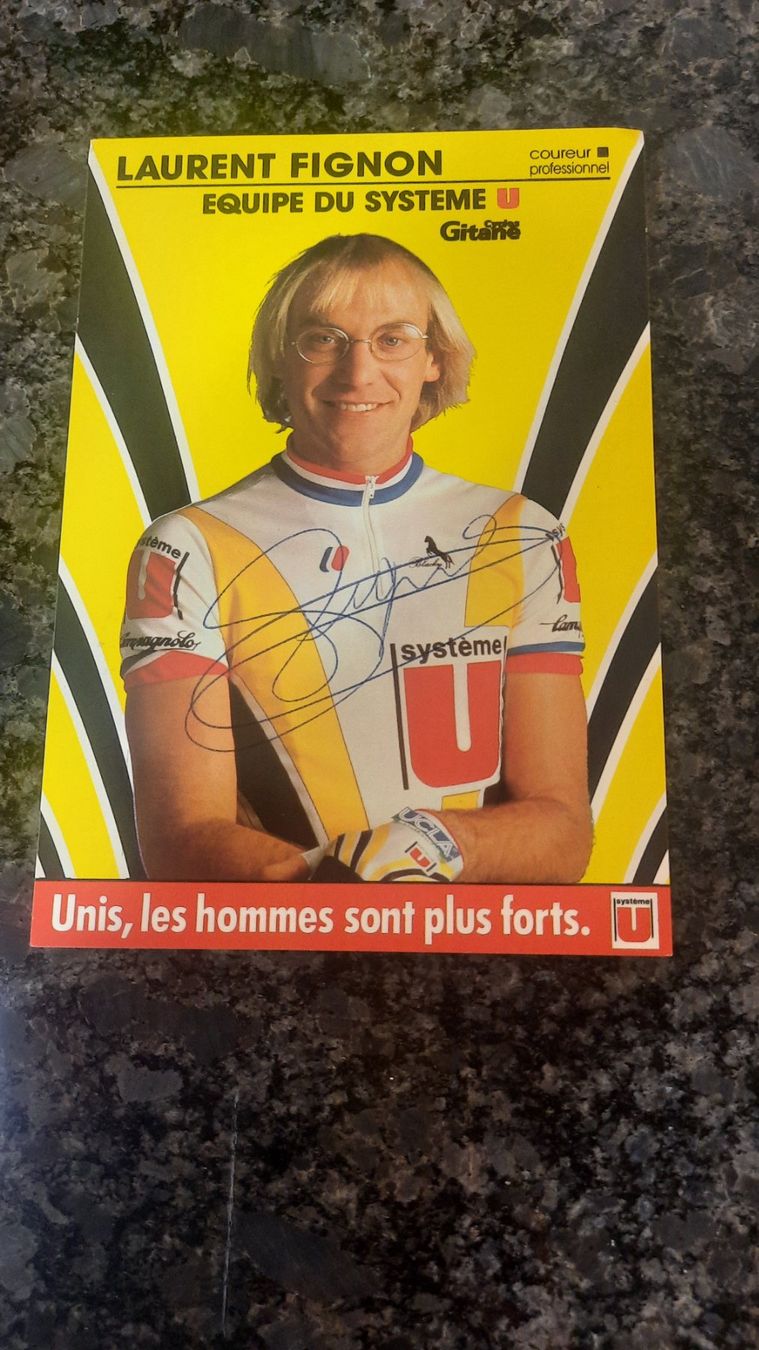Autografi: Autogrammkarte Laurent Fignon – Usato da Schmerikon venduto da Olympia04