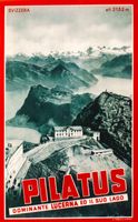 PILATUS LUZERN SEE 1934 - Original Plakat