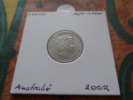 AUSTRALIA  5  Cents  2002