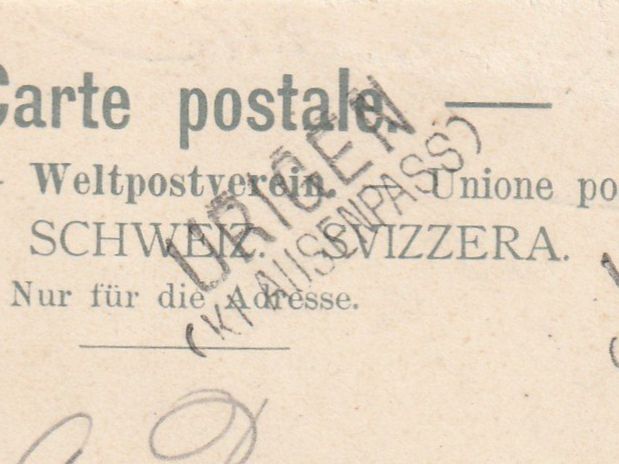 Alle Briefmarken: Stabstempel Urigen auf Ak – Gebraucht aus Rorschacherberg von fratovi2