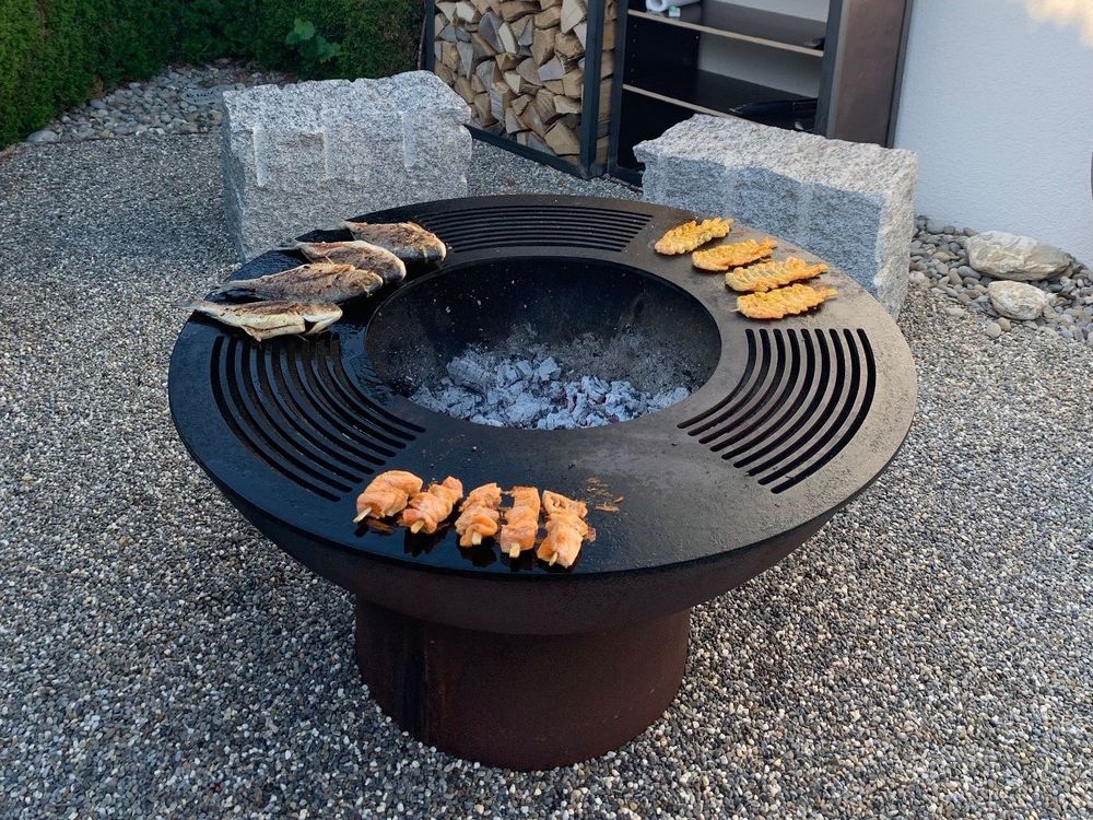 Feuerschale mit GrillRing Kaufen auf Ricardo