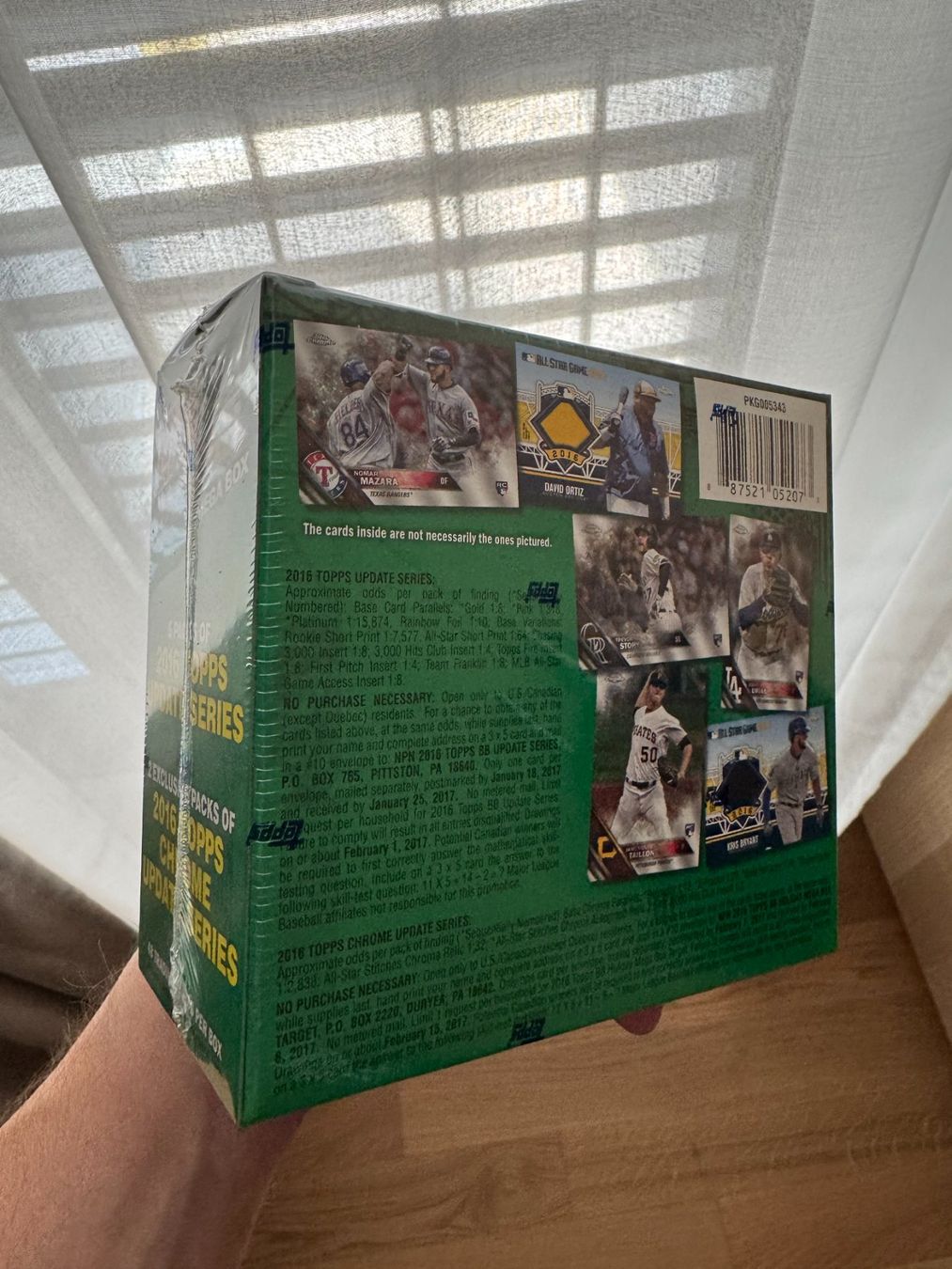 Topps Sammelbilder & Trading cards: 2016 Topps Baseball Mega Box - OVP – Neu und originalverpackt aus Niedergösgen von Doxi-Graded-Cards 1