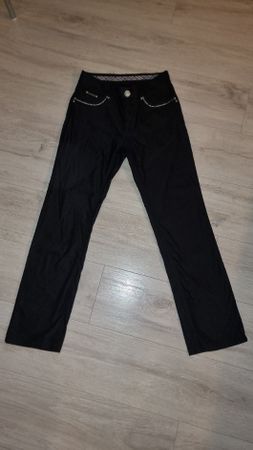 Schicke Burberry Hose, schwarz, Grösse 36 - Top Zustand!
