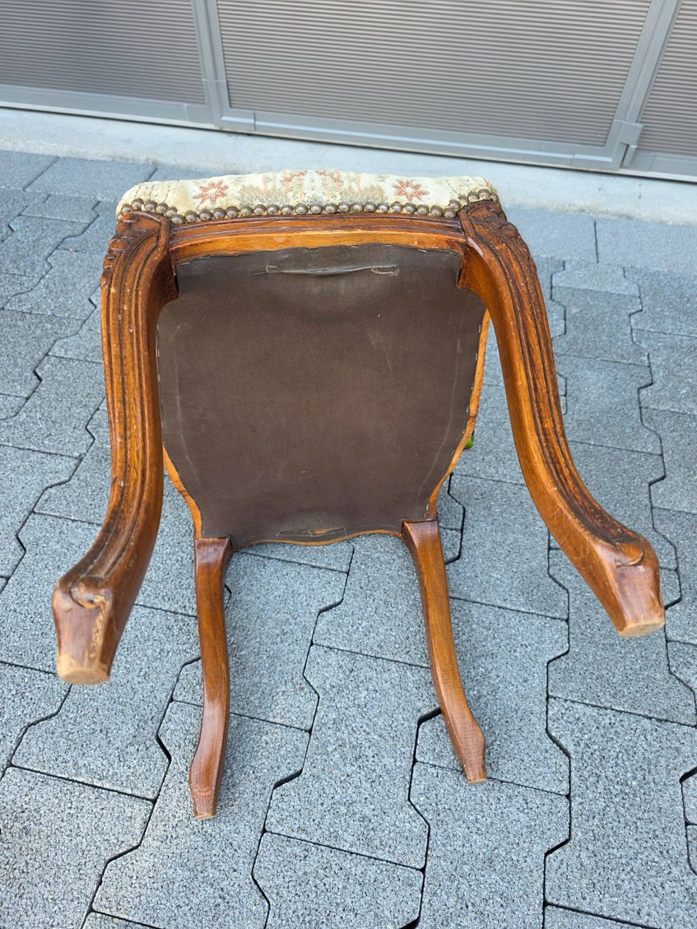 Tabourets: Vintage Hocker Schemmel Polster Sessel Stuhl – D'occasion à Walterswil BE par Lonitti 4