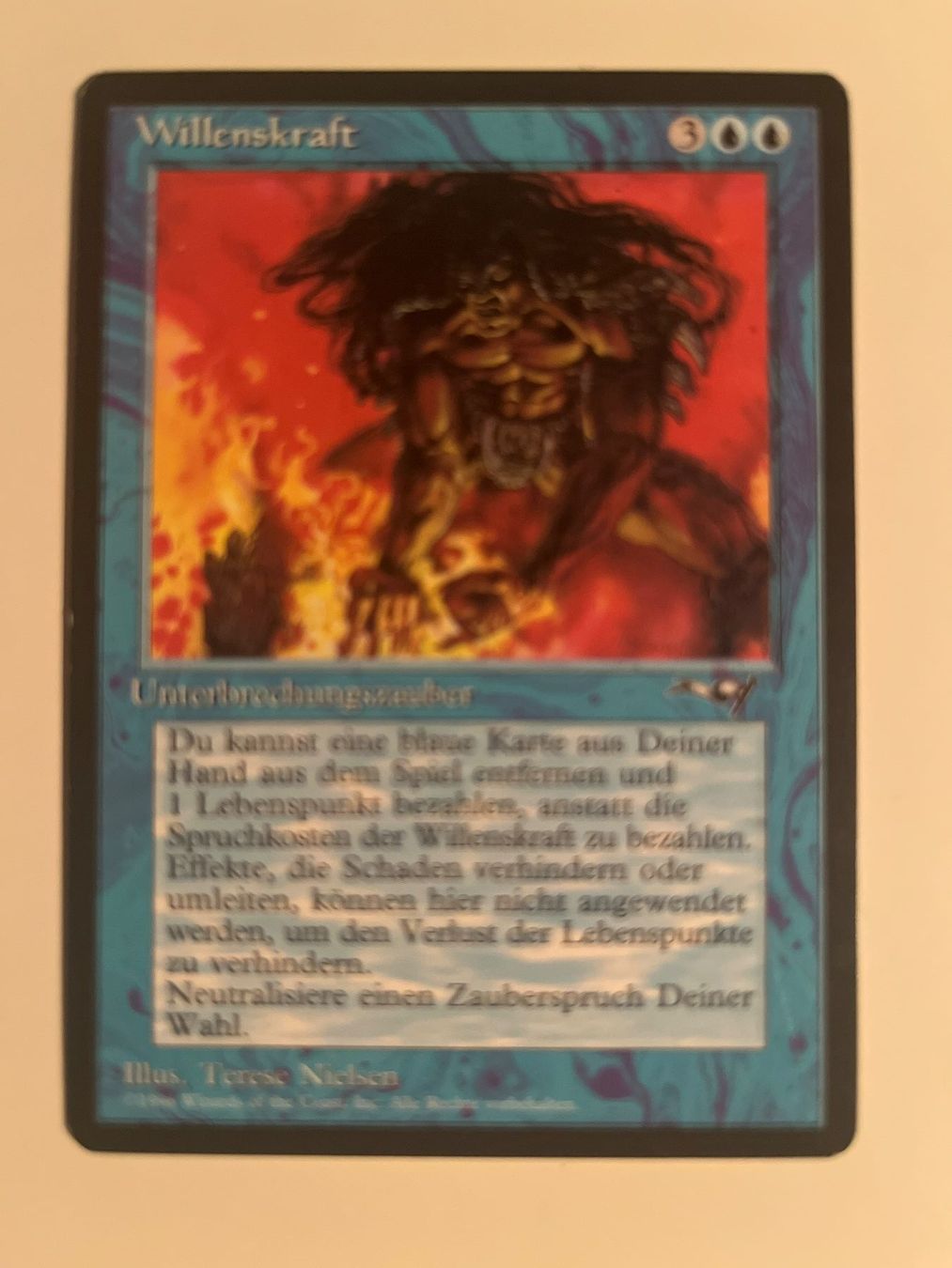 Magic The Gathering Sammelbilder & Trading cards: 1 x Willenskraft - Magic: The Gathering - MtG – Gebraucht aus Kriens von Shadi1980