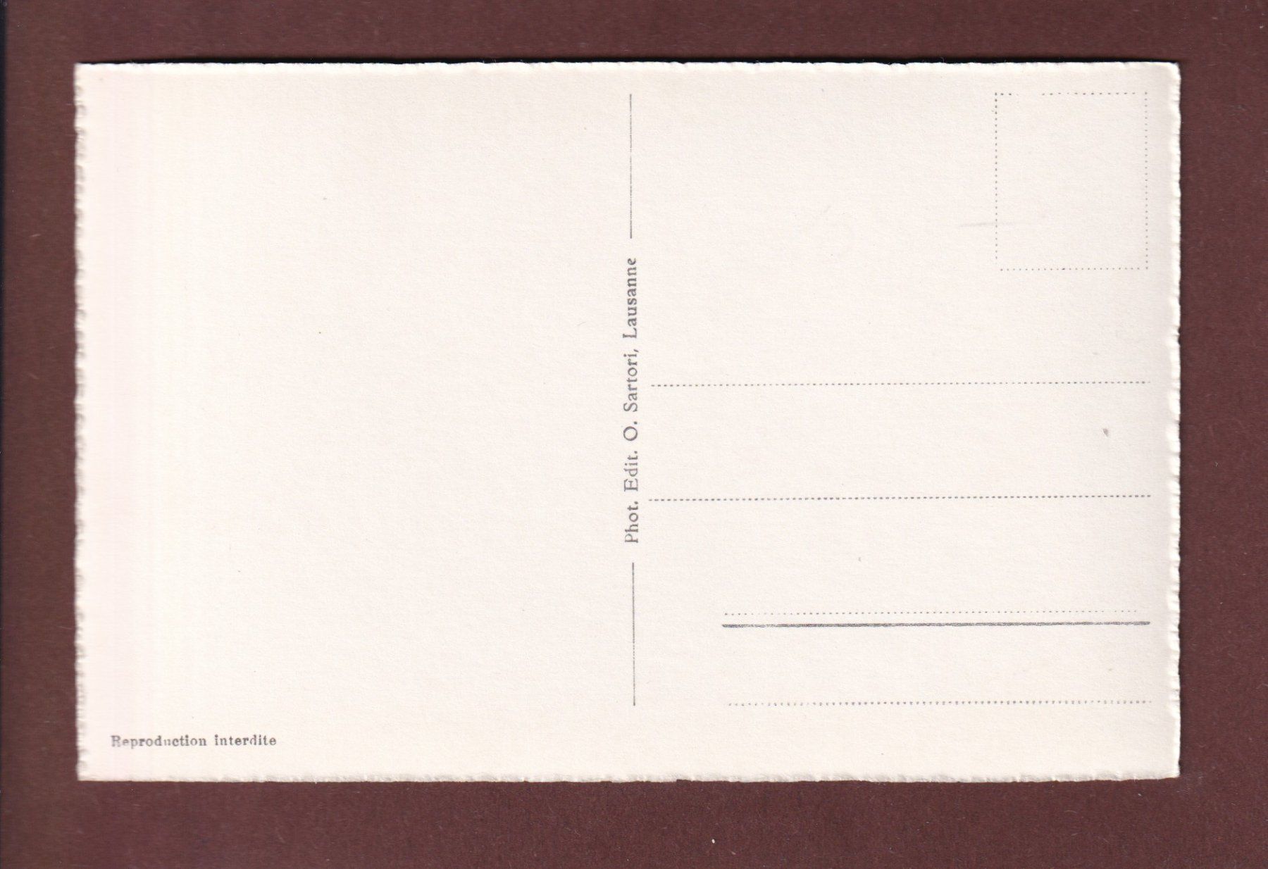 Cartes postales: LAUSANNE - A Ouchy – D'occasion à Pully par nicecards 1