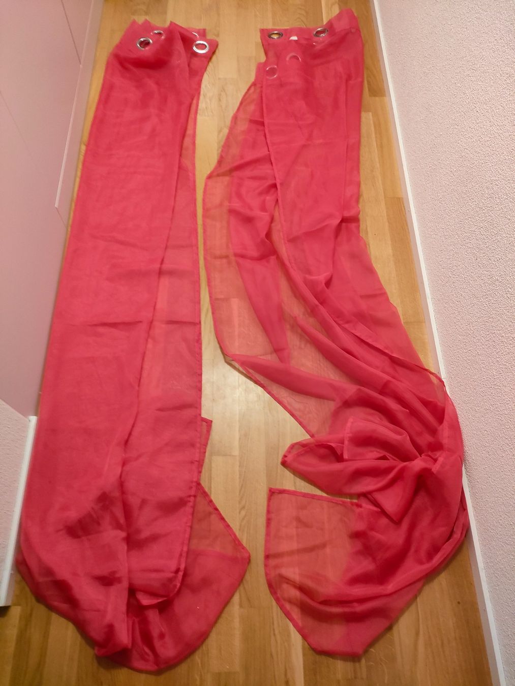 Rideaux: 2er Set pinker Vorhang – D'occasion à Muri AG par Mupuputs 1