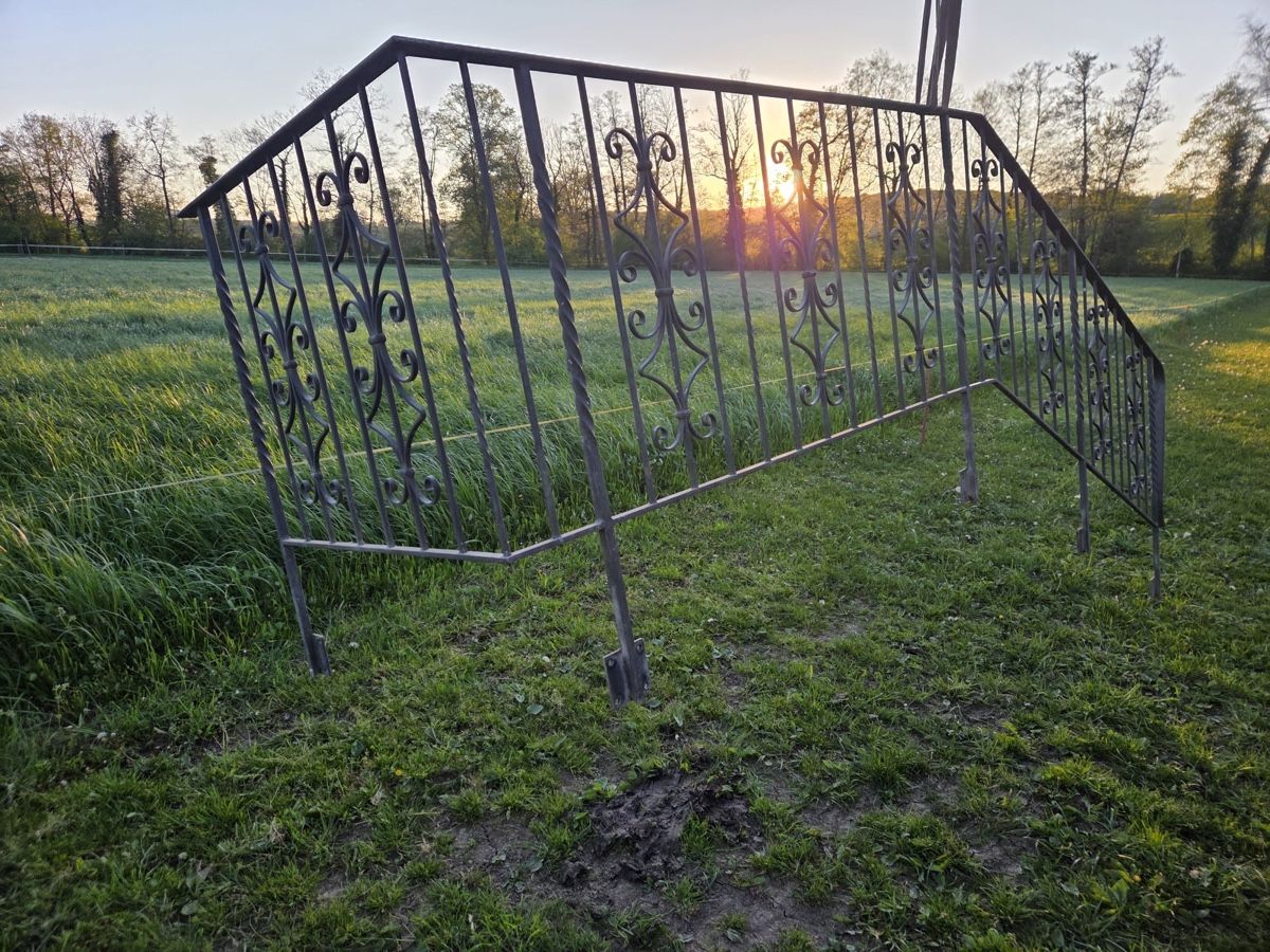 Ringhiere: Metalltreppengeländer – Usato da Rodersdorf venduto da retohauser94 2