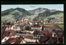 AK Wattwyl, Totale aus der Vogelschau