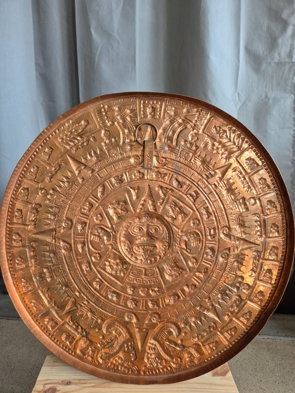 Foto & Immagini: Kupfer Maya Kalender Wandbild, Durchmesser 47,5 cm – Usato da Uerkheim venduto da sonne911 1