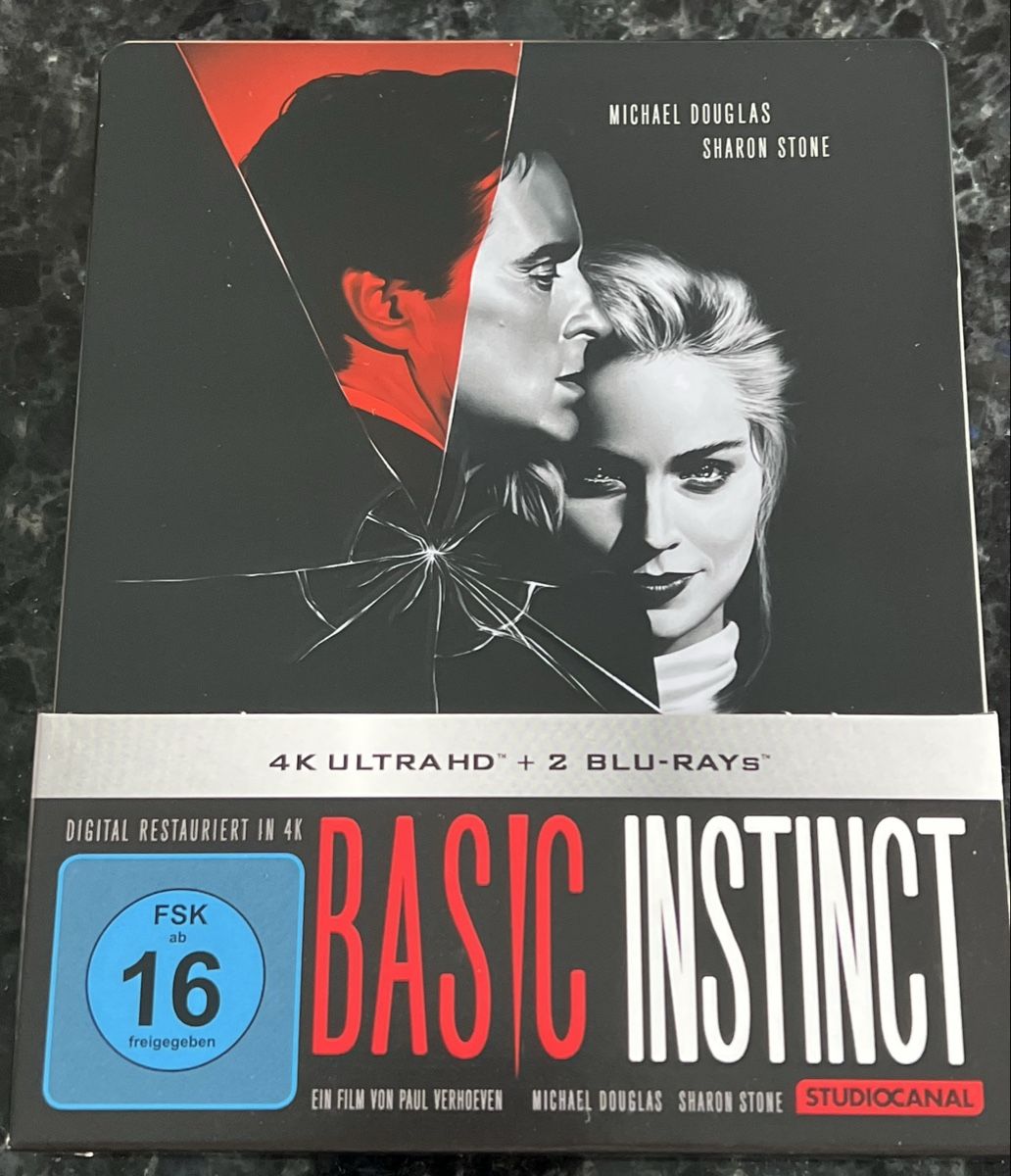 Tutti i DVDs: Basic Instinct 4K Ultra HD + 2 Blu-rays Steelbook neuwertig – Nuovo (secondo la descrizione) da Buckten venduto da Dominoluna 3